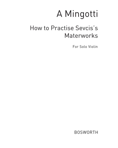 How to Practise Ševčík's Masterworks