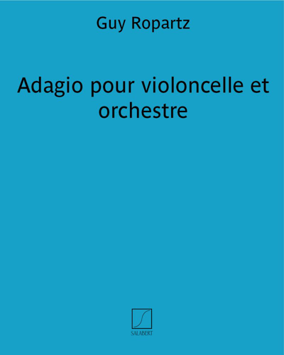 Adagio pour violoncelle et orchestre