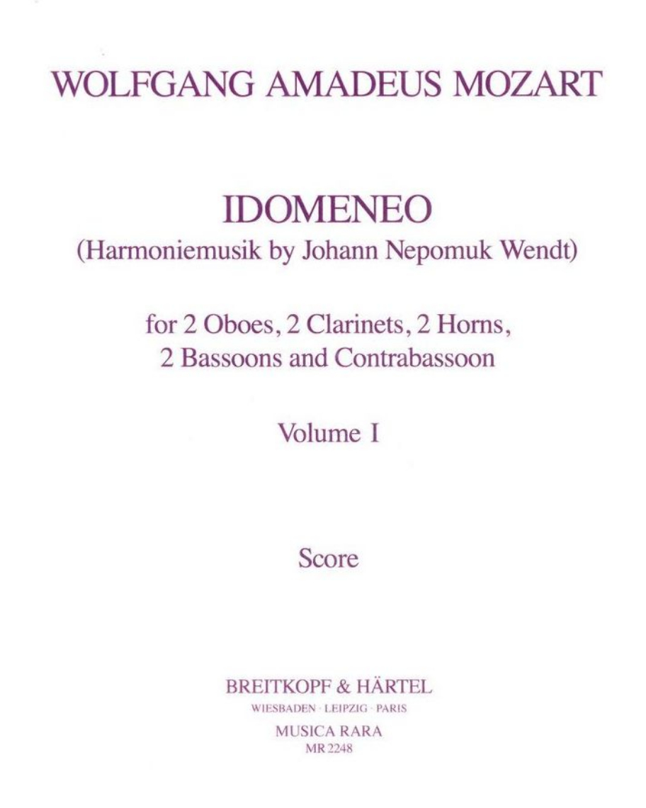 Idomeneo KV 366 - Band 1