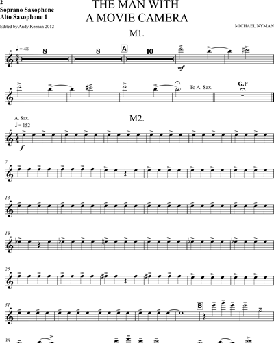 Soprano Saxophone/Alto Saxophone 1