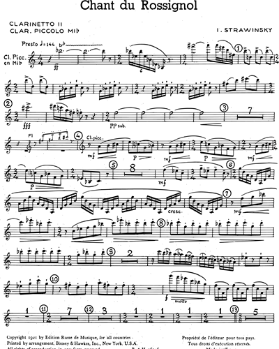 Clarinet 2 in A/Clarinet in Bb/Clarinet in Eb