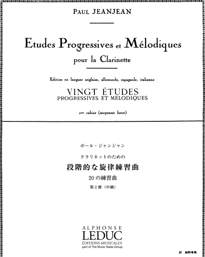 Etudes Progressives Et Melodiques Volume 2