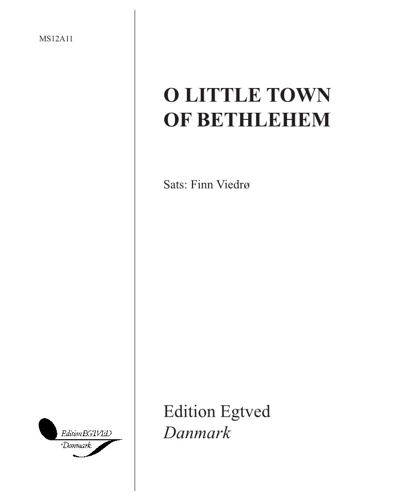 "O Little Town of Bethlehem" & "Ach du, mein liebes Jesulein"