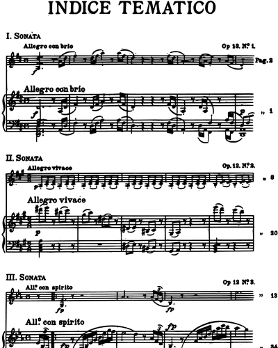 Sonate Vol. 1 n. 1-5