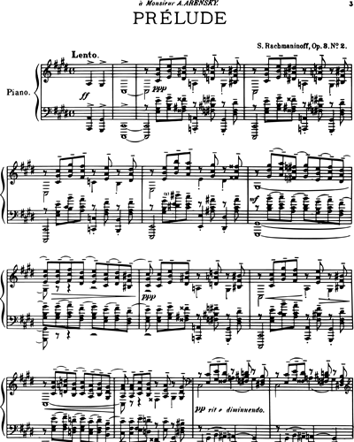Prelude, op. 3 No. 2