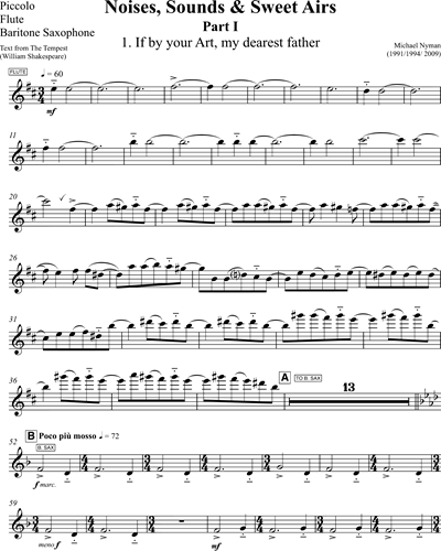 Piccolo/Flute/Baritone Saxophone