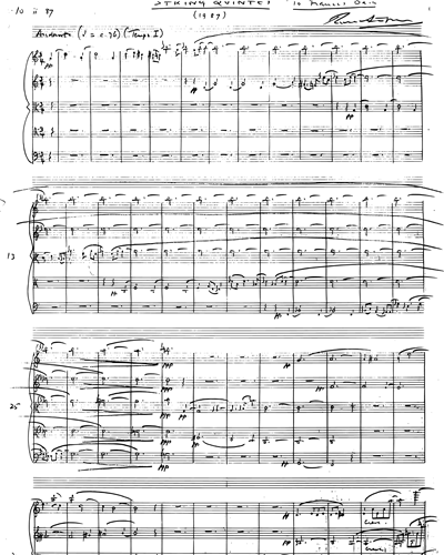 String quintet n. 1