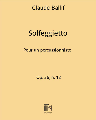 Solfeggietto Op. 36 n. 12
