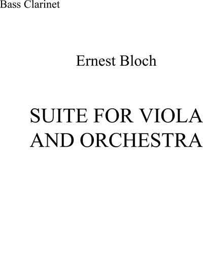 Suite for Viola and Orchestra
