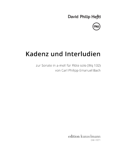 Cadenza and Interludes for the Sonata in A minor (Wq 132) by C. P. E. Bach