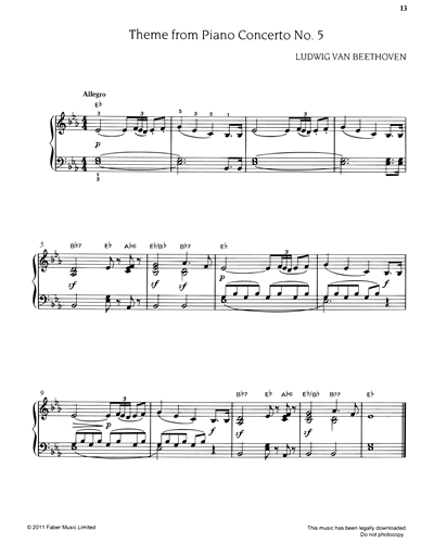 Theme from 'Piano Concerto No.5'