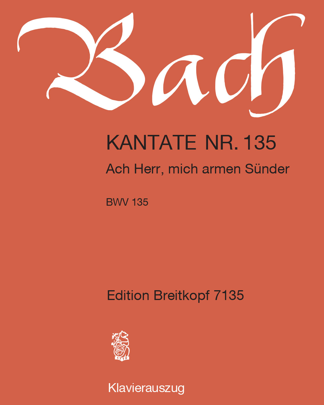 Cantata BWV 135: 'Ach Herr, mich armen Sünder'