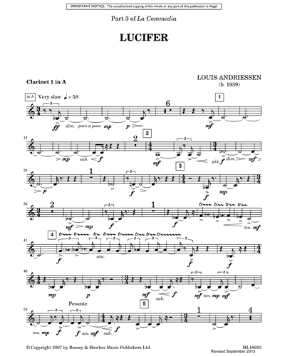 Clarinet 1 in A