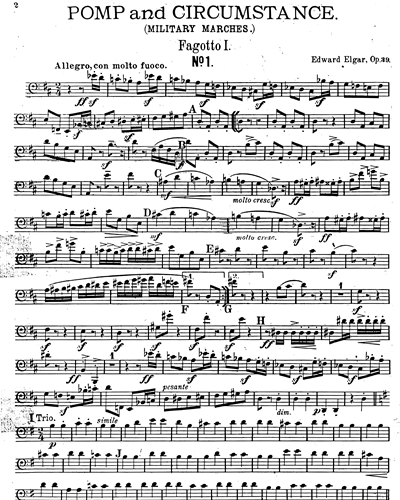 Pomp & Circumstance March No. 1, op. 39 (in D)