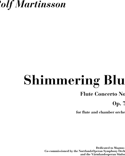 Shimmering Blue