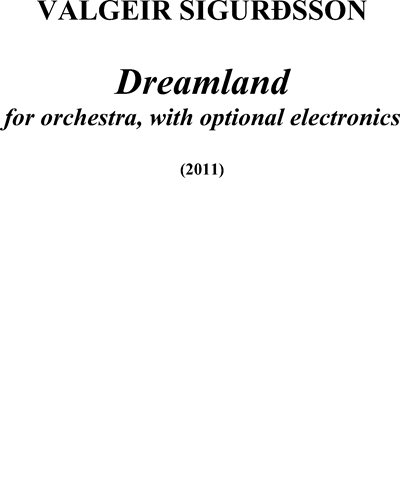 Dreamland (large orchestra)