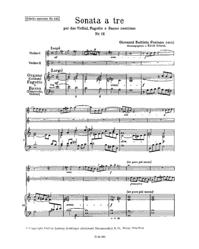 Sonata a Tre, No. 14