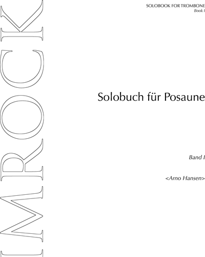 Solobook for Trombone, Band 1