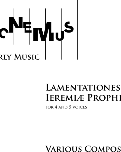 Lamentationes Ieremiae Prophetae