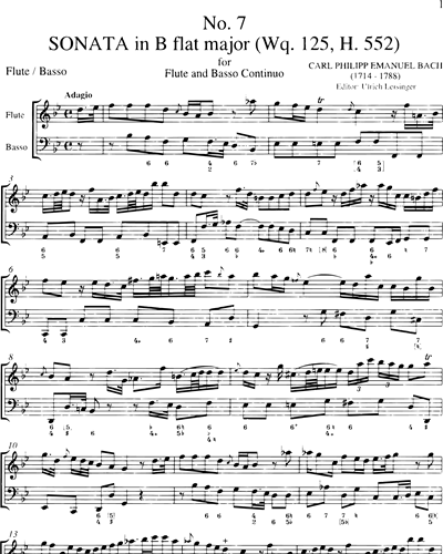 Sämtliche Sonaten, Band 4: B-dur Wq 125, B-dur Wq 130