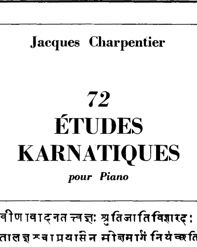 72 Études Karnatiques 2e Cycle