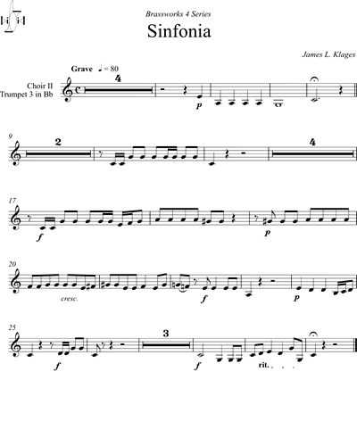 [Choir 2] Trumpet in Bb 3