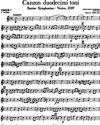 [Choir 1] Horn in F