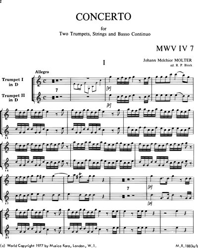 [Solo] Trumpet in D 1 & Trumpet in D 2