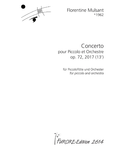 Concerto for Piccolo, op. 72