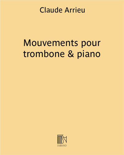 Mouvements pour trombone & piano