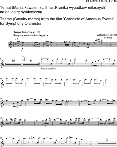 Clarinet in Bb 3 & Clarinet in Bb 4