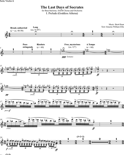 [Solo] Violin 6