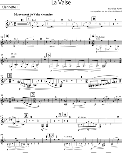 Clarinet in A 2/Clarinet in Bb