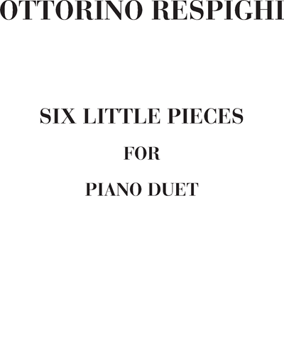 Six pieces for piano duet