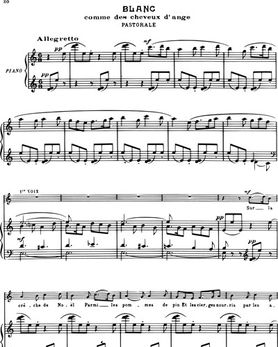 Blanc (from 'Album à Colorier, op. 68')