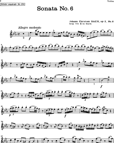 Sonata No.6 in E-flat major, op. 2