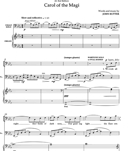 Mixed Chorus SATB & Organ