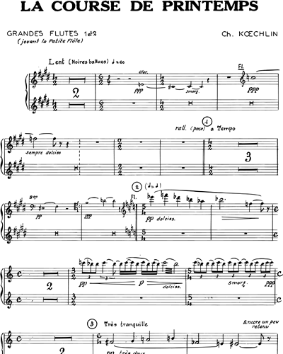 Flute 1/Piccolo 3 & Flute 2/Piccolo 4