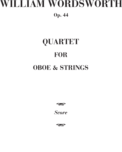 Quartet for oboe and strings Op. 44