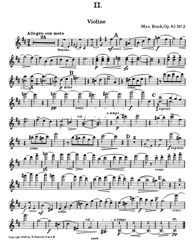 Eight Pieces, op. 83 (No. 2 in B minor)