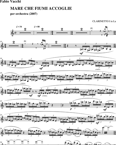 Clarinet in A 1