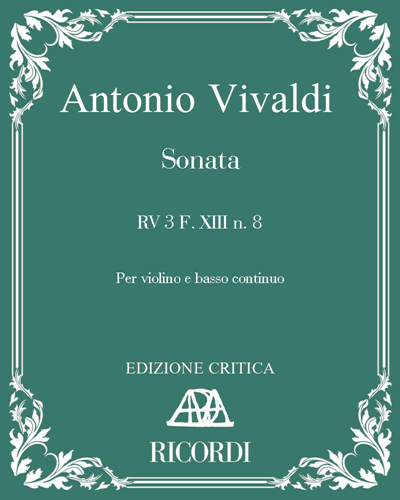 Sonata RV 3 F. XIII n. 8