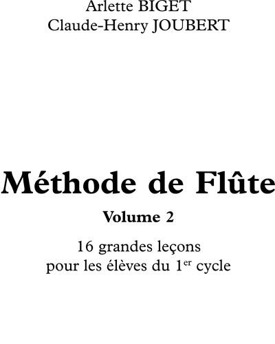 Method for Flute, Vol. 2