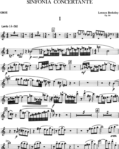 Sinfonia Concertante, op. 84
