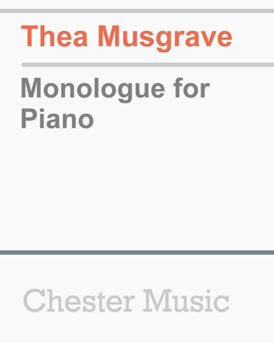 Monologue for Piano