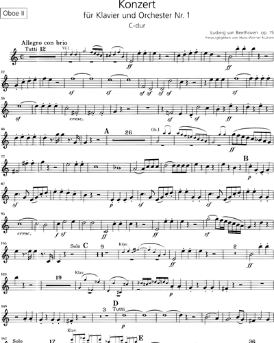 Klavierkonzert Nr. 1 C-dur op. 15