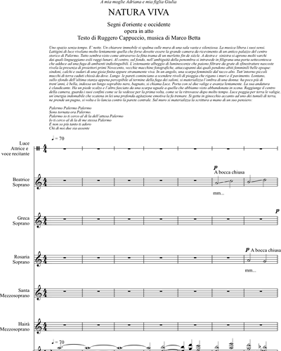 Opera Vocal Score