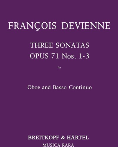 3 Sonatas, op. 71