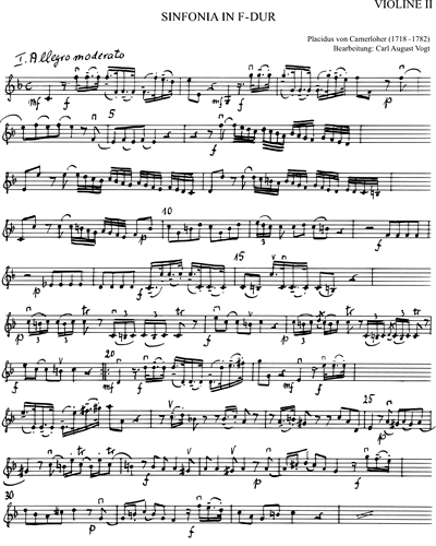 Sinfonia in F-dur