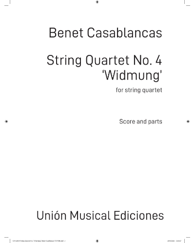 String Quartet No. 4, 'Widmung' 